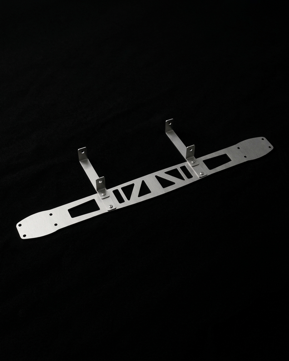 BMW E36 Aluminum Chassis Leg Brace with Oil Cooler Bracket
